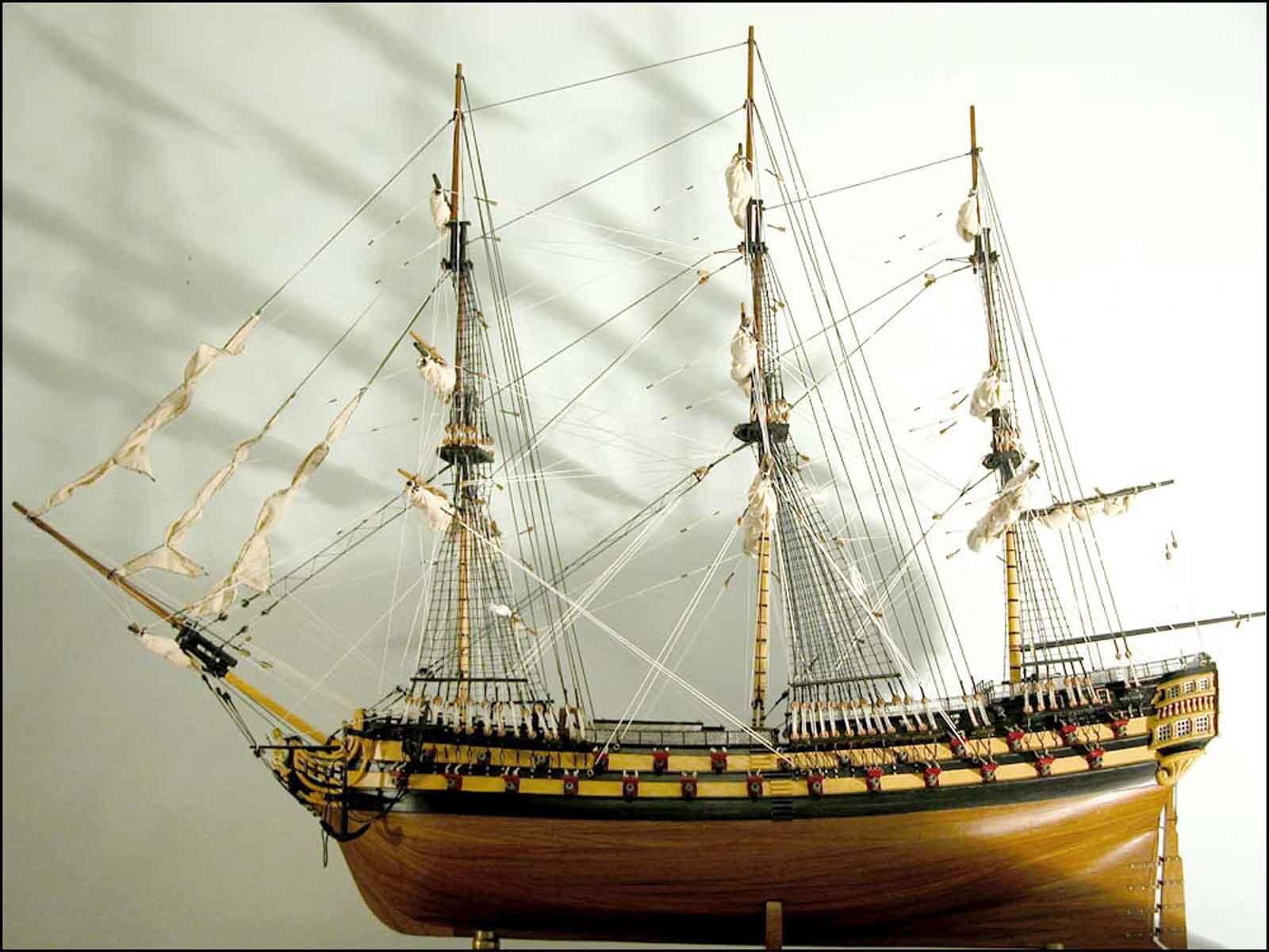 large scale HMS Agamemnon model