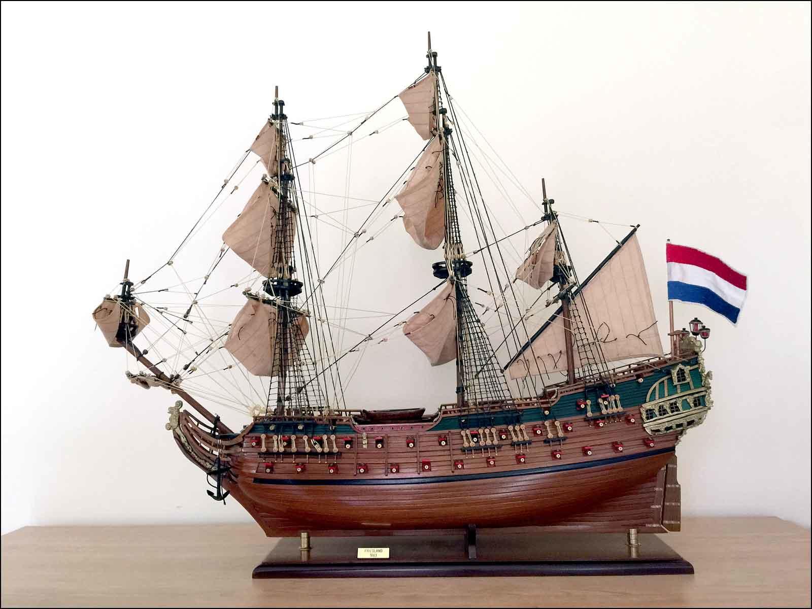 large scale Friesland ship model