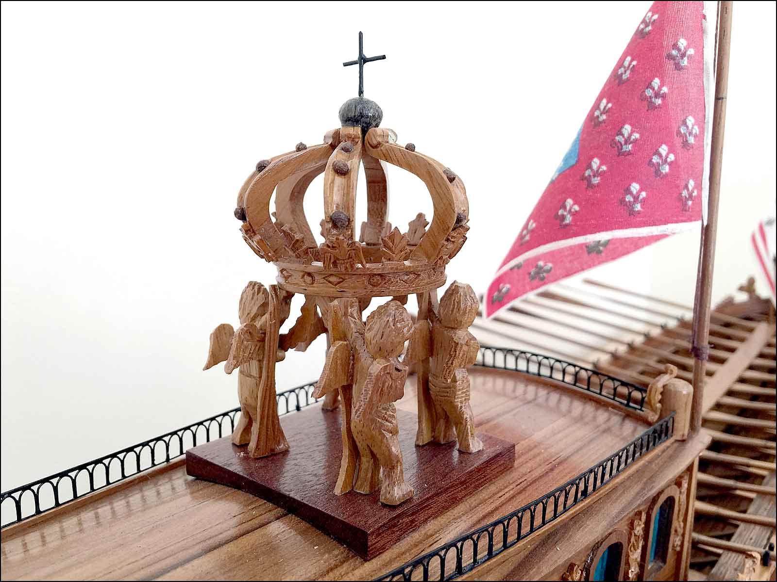 handmade wooden ship