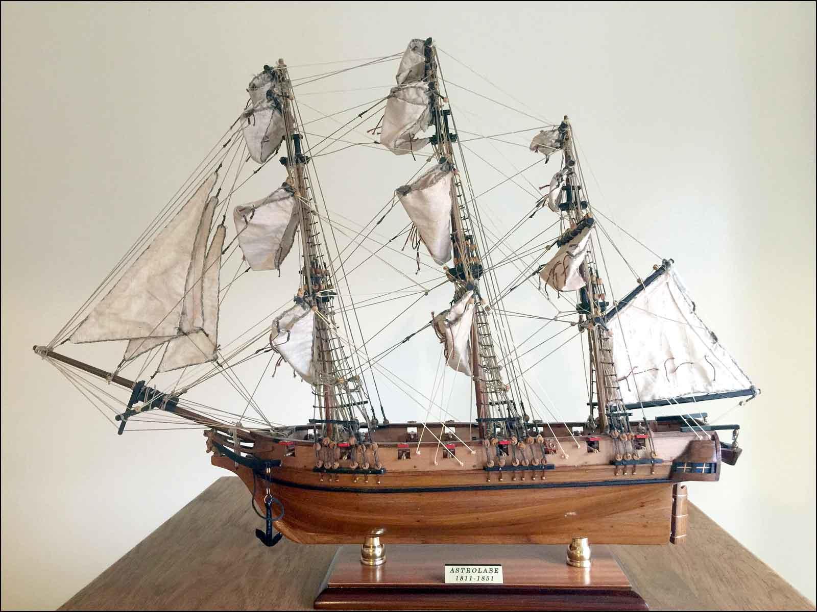 Astrolabe ship models