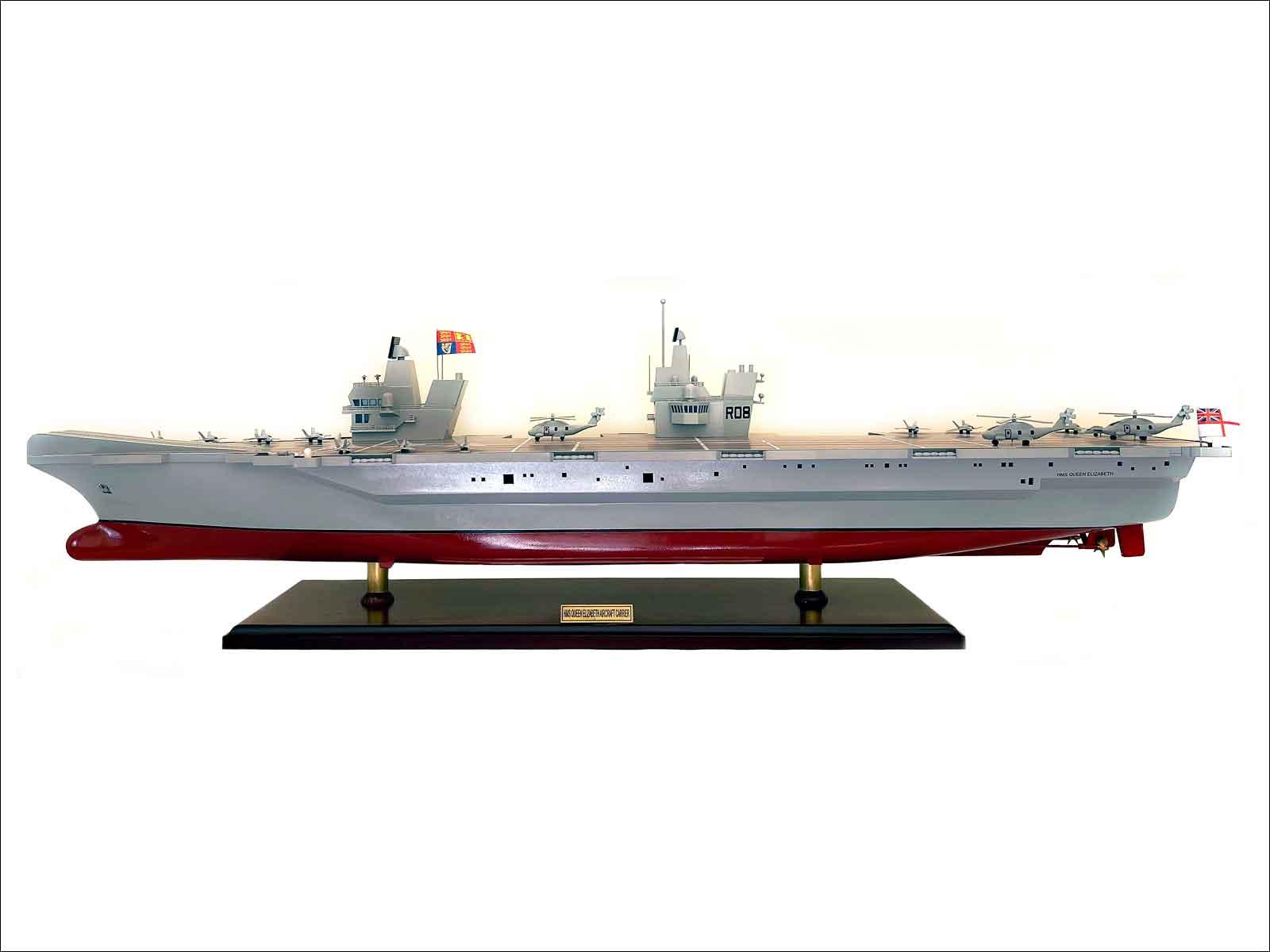 warship carrier HMS Queen Elizabeth model