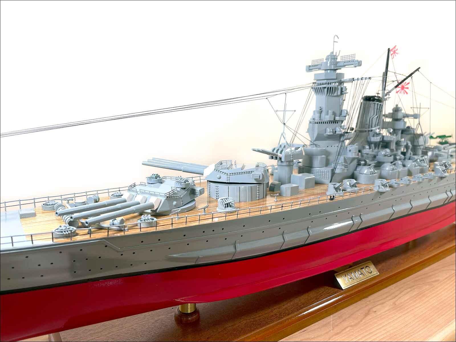Large scale Yamato ship model