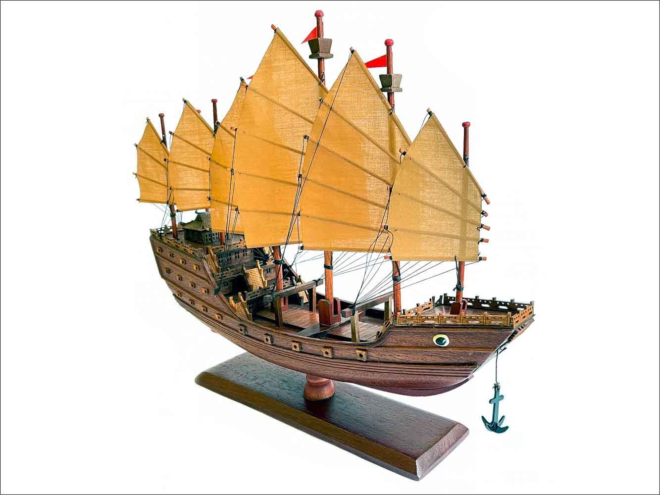 Chinese model boat Junk ship