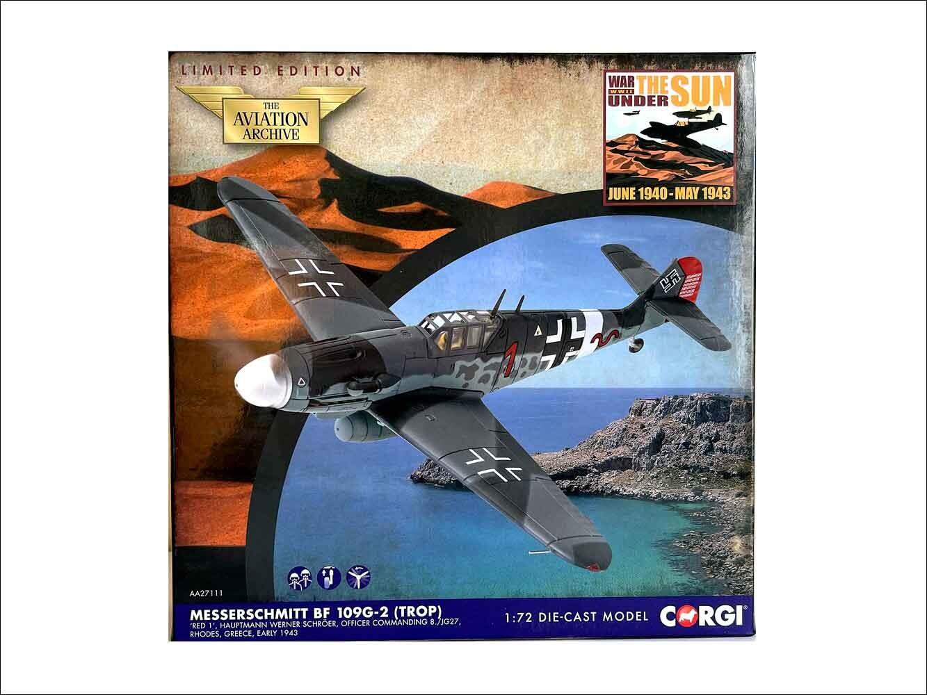 Messerschmitt BF 109G-2 Corgi diecast model