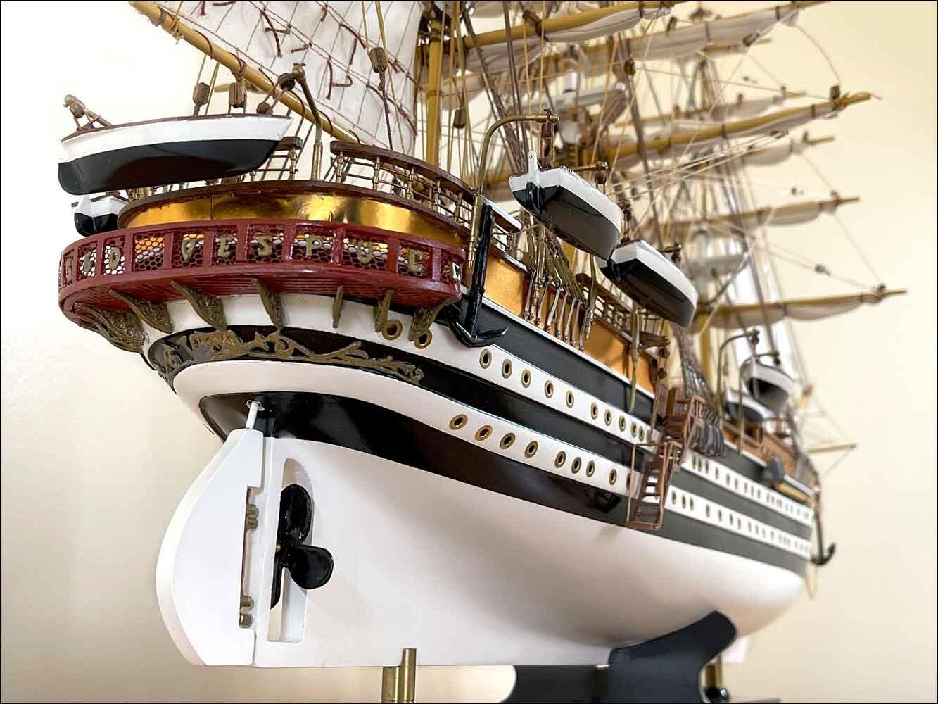 Italian Ship Amerigo Vespucci model