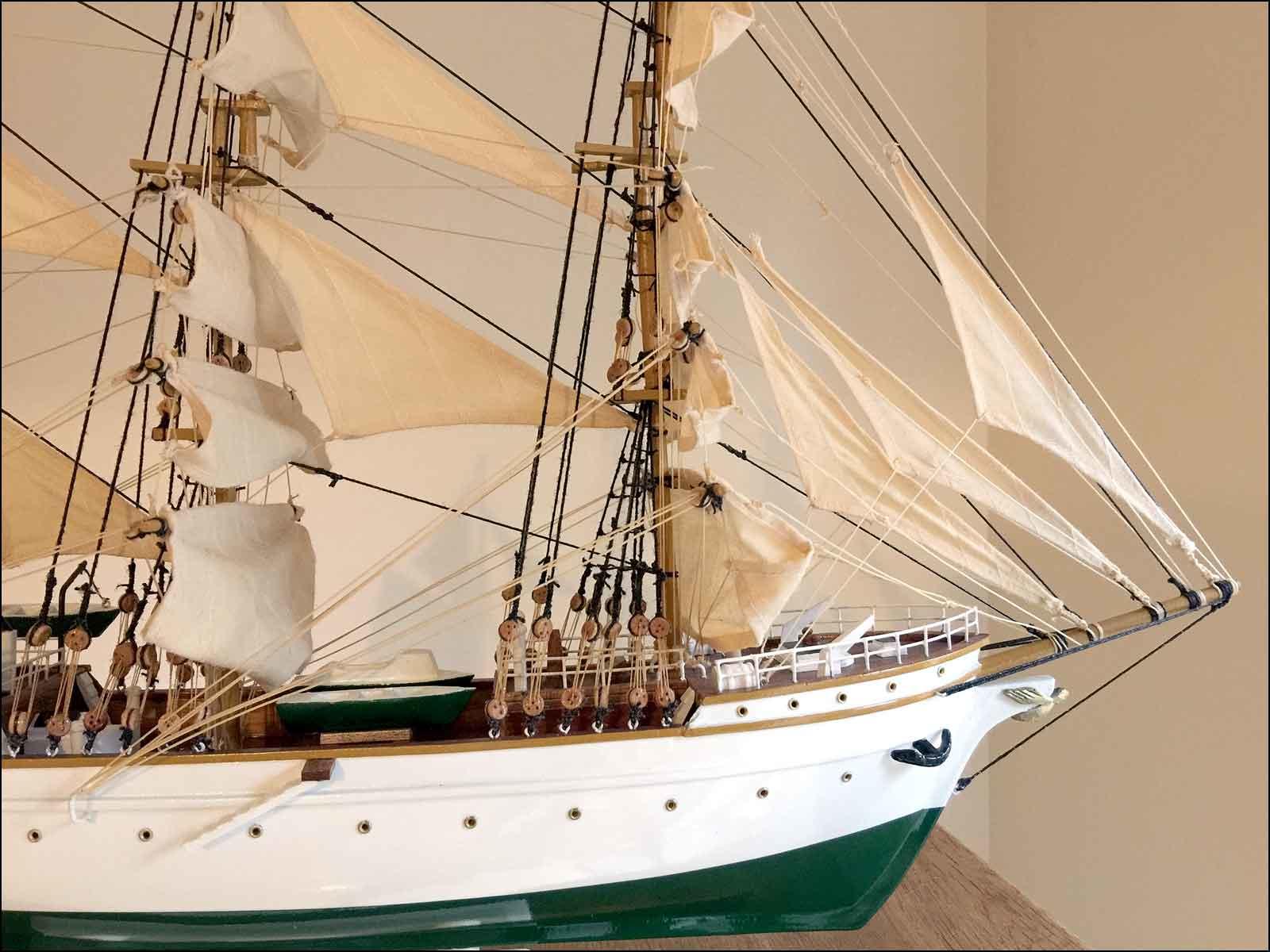 wooden tall ship model Gorch Fock
