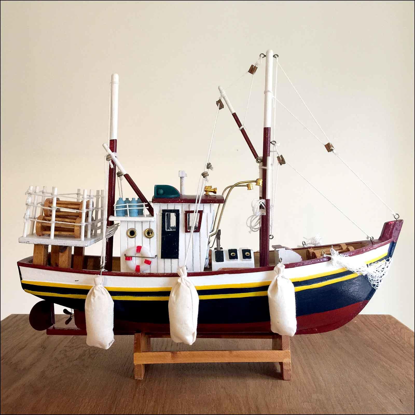 Padstow fishing boat model