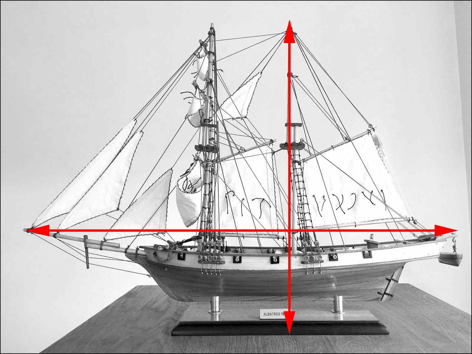 schooner model Albatross