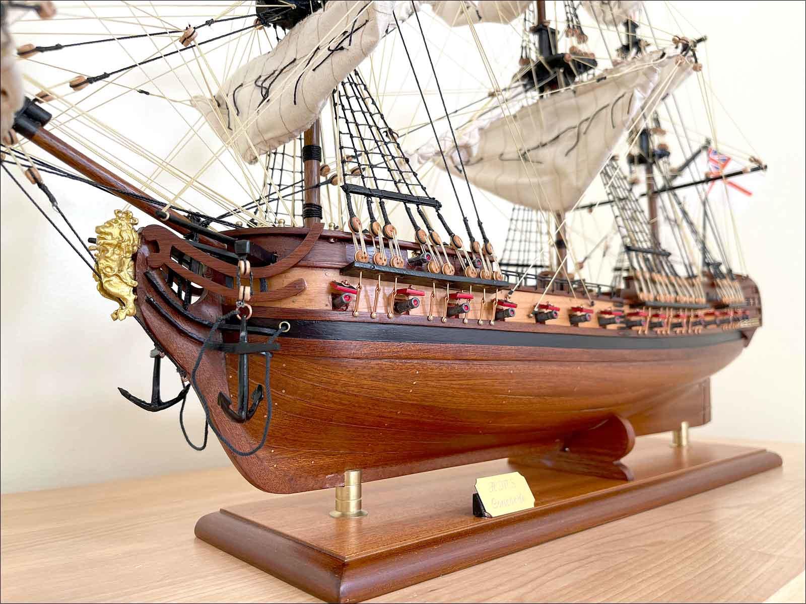 Model Sailing Ship Hms Concorde 