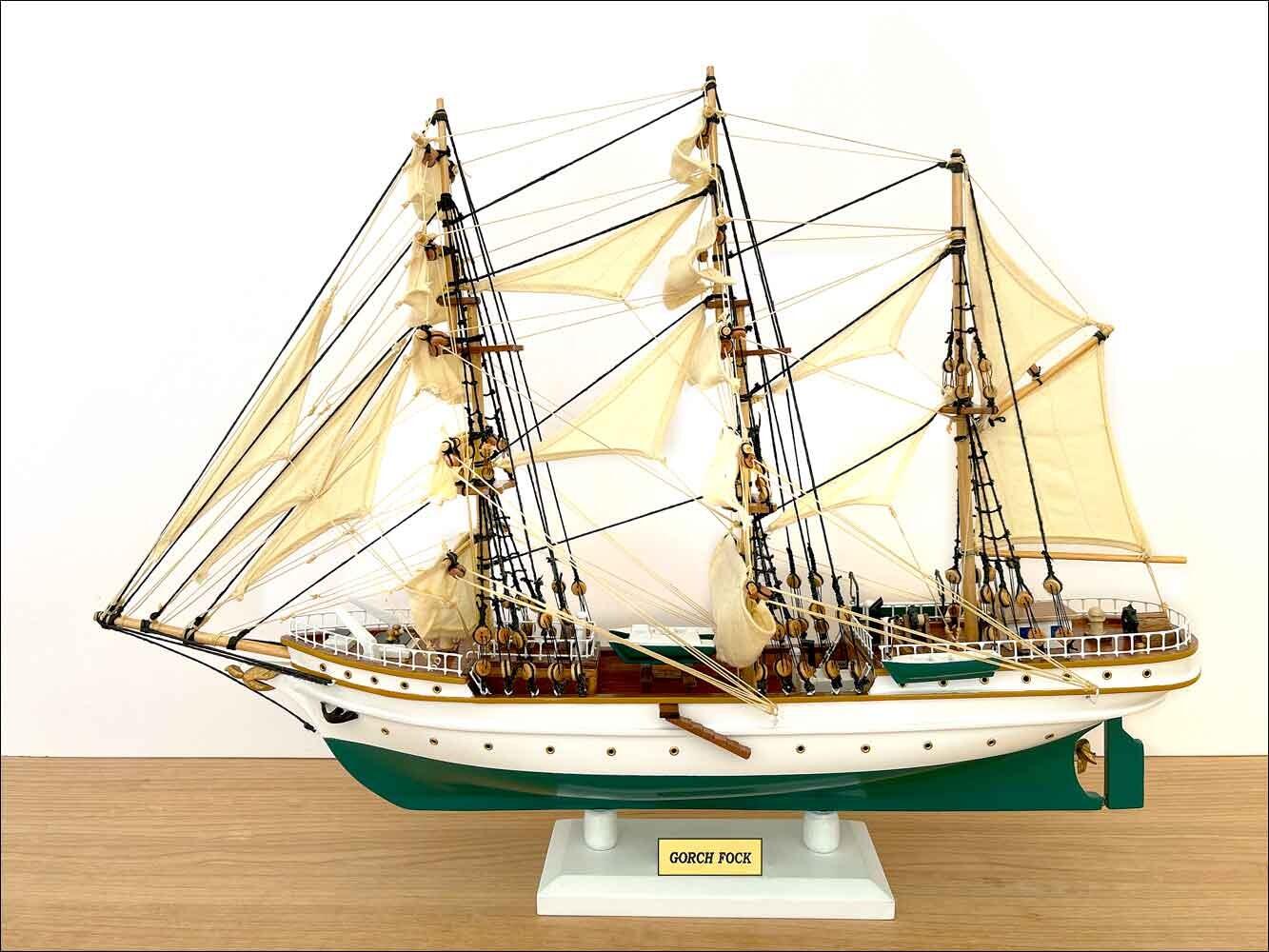 Gorch Fock static model ship