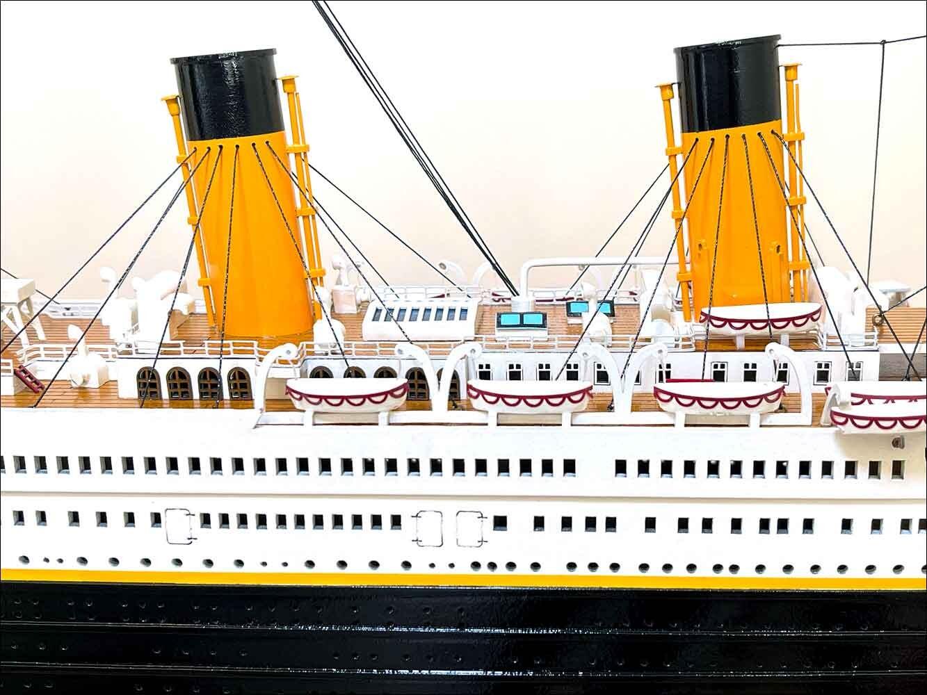 Scratch built Titanic model UK