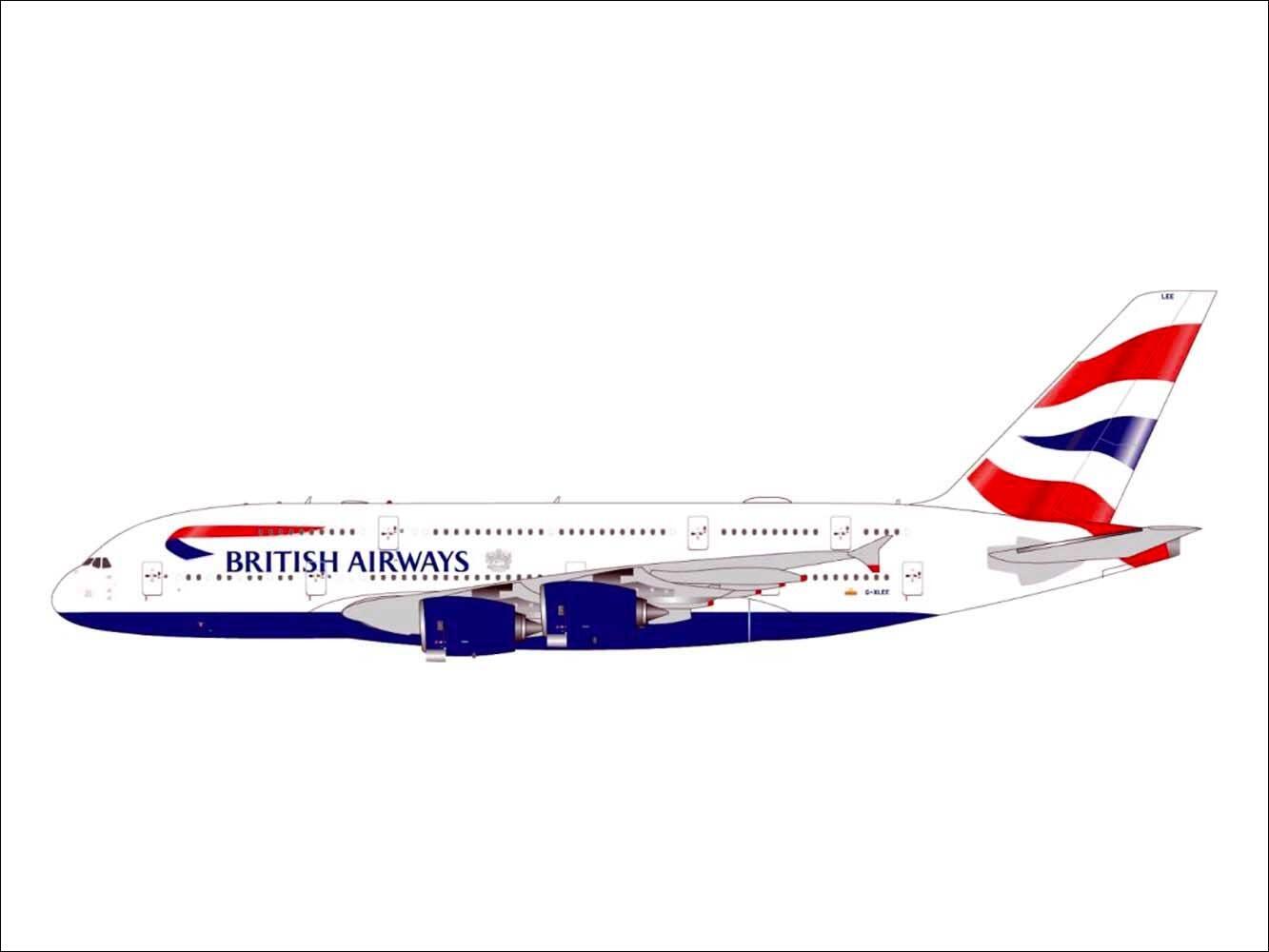 Airbus A380 British Airways 1:400 | A380 Diecast Metal Model