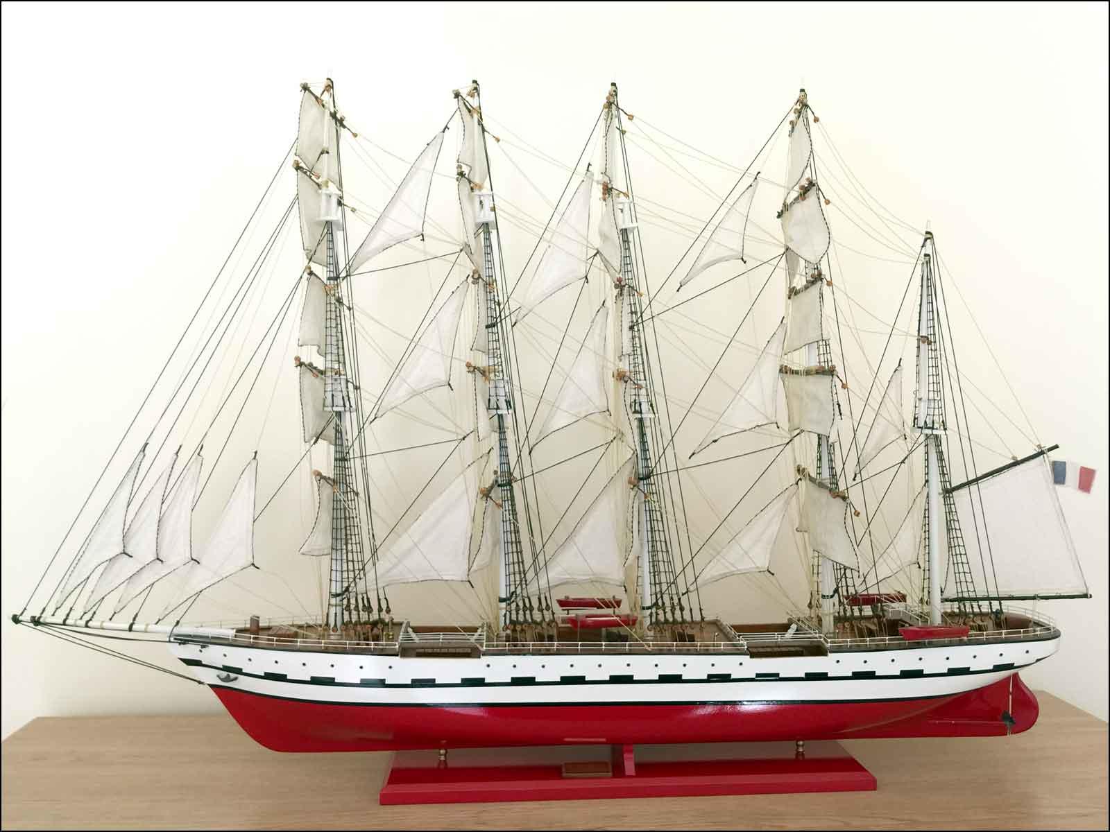 France II tall model ship