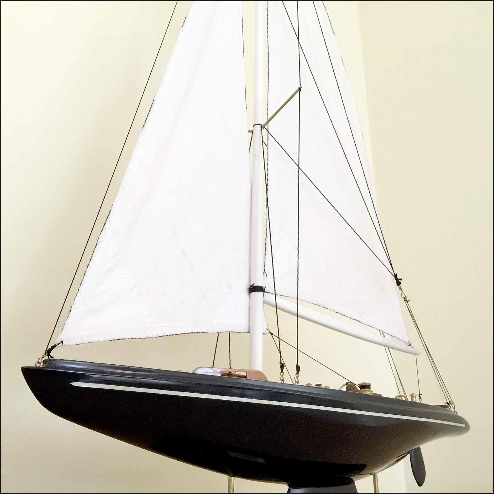 large scale model yacht
