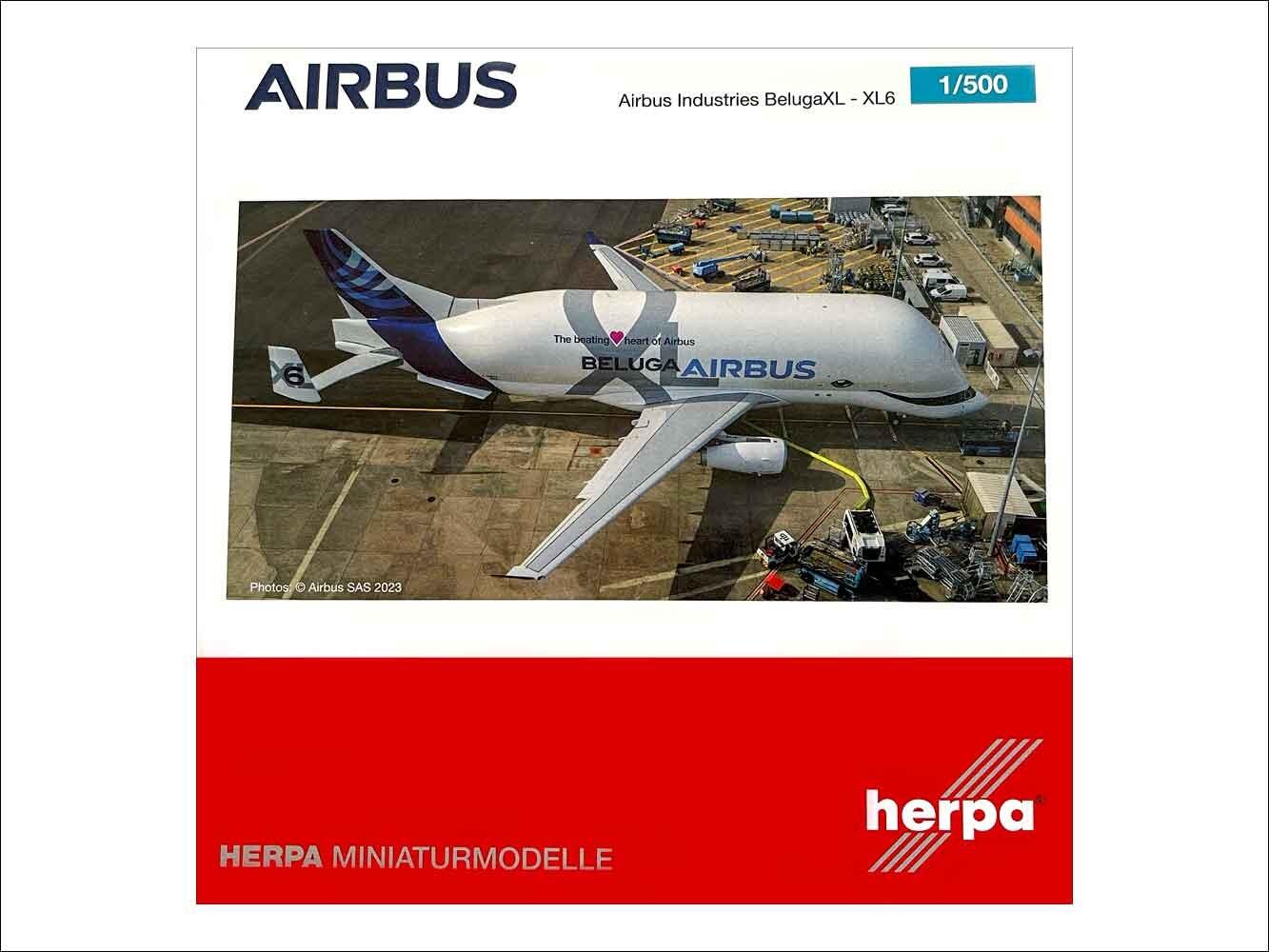 Airbus Beluga XL Airplane Model 1:500