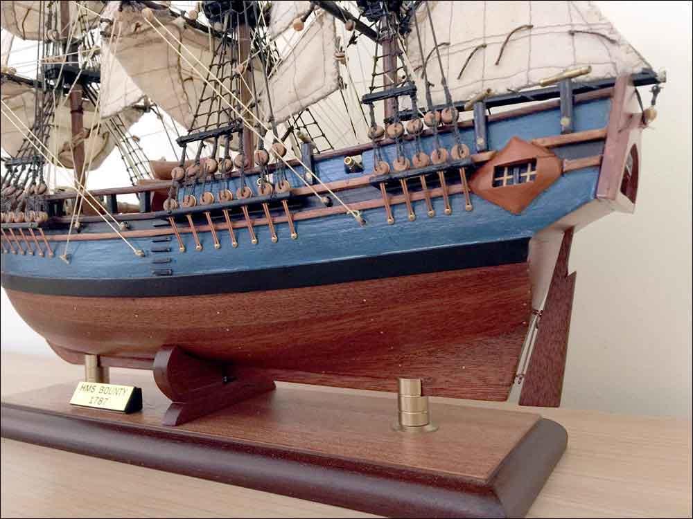 model wooden ship Bounty