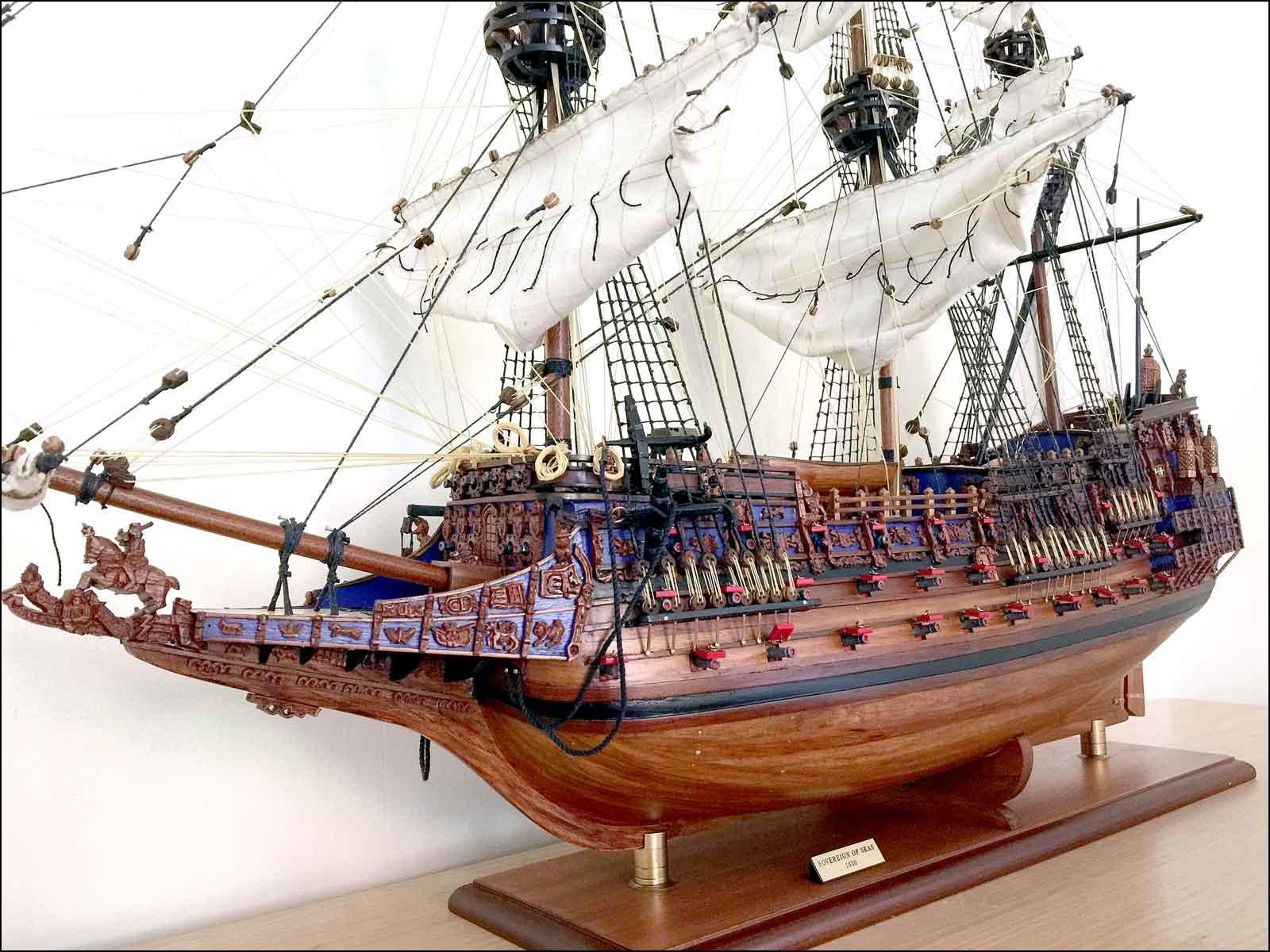 large scale Sovereign of the Seas Ship model