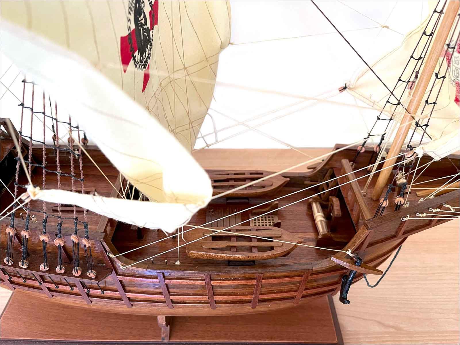 Spanish model galleon ship