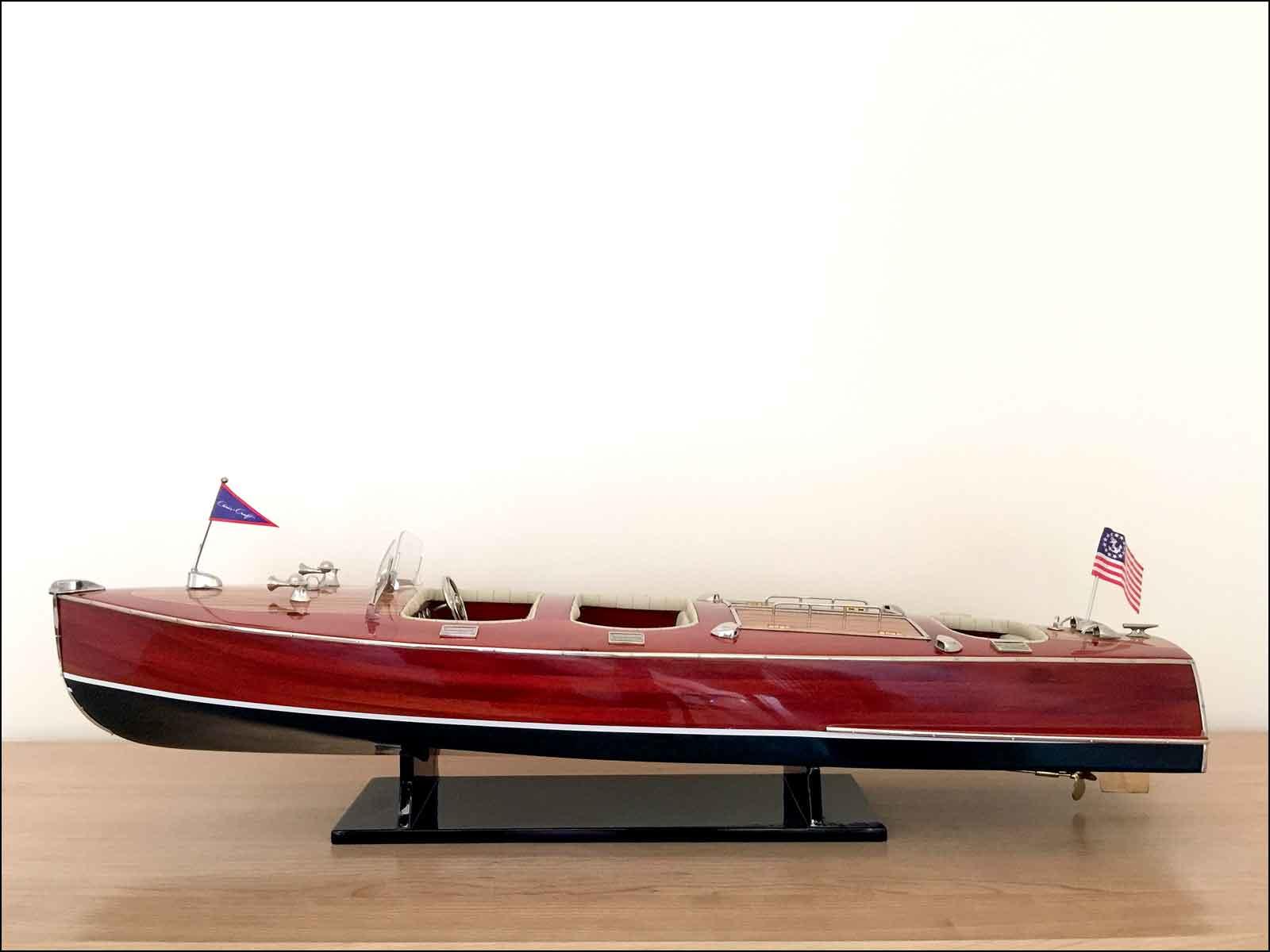 large model boat Chris Craft Triple Cockpit