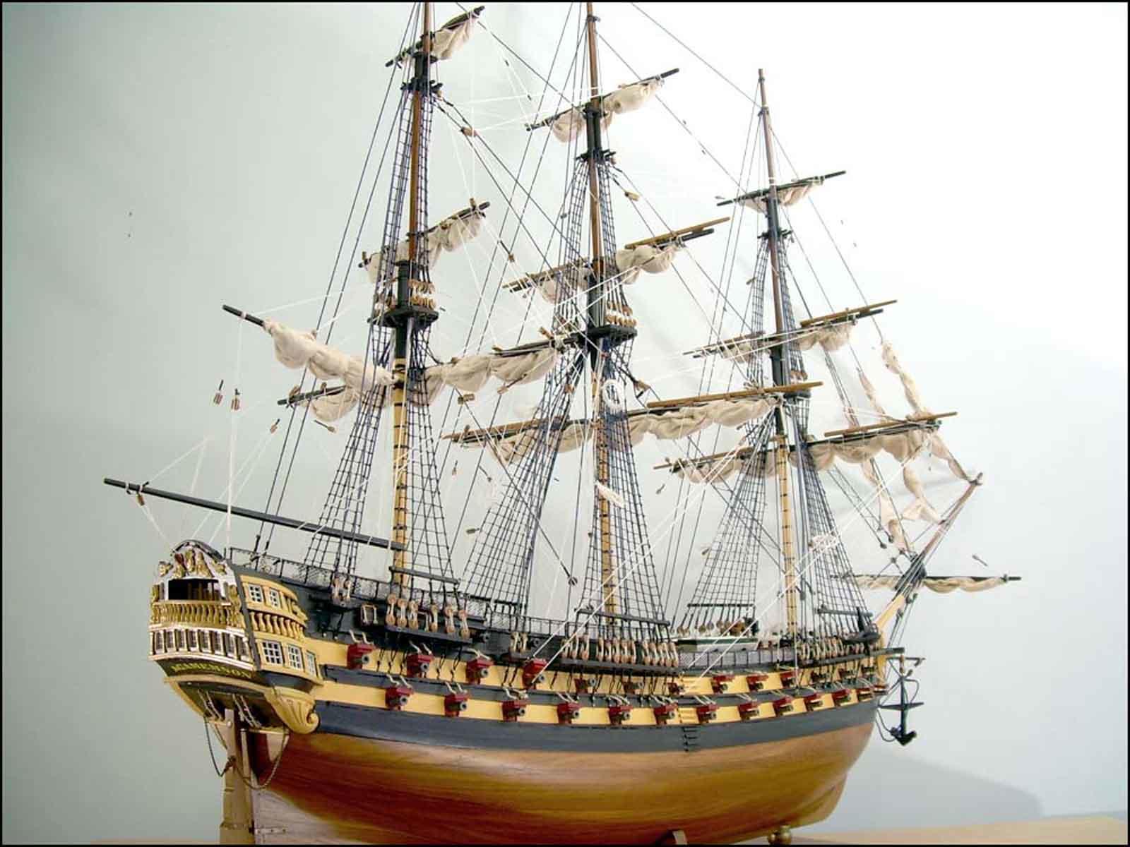 HMS Agamemnon Ship Model for Sale | Large Ship Model for Sale