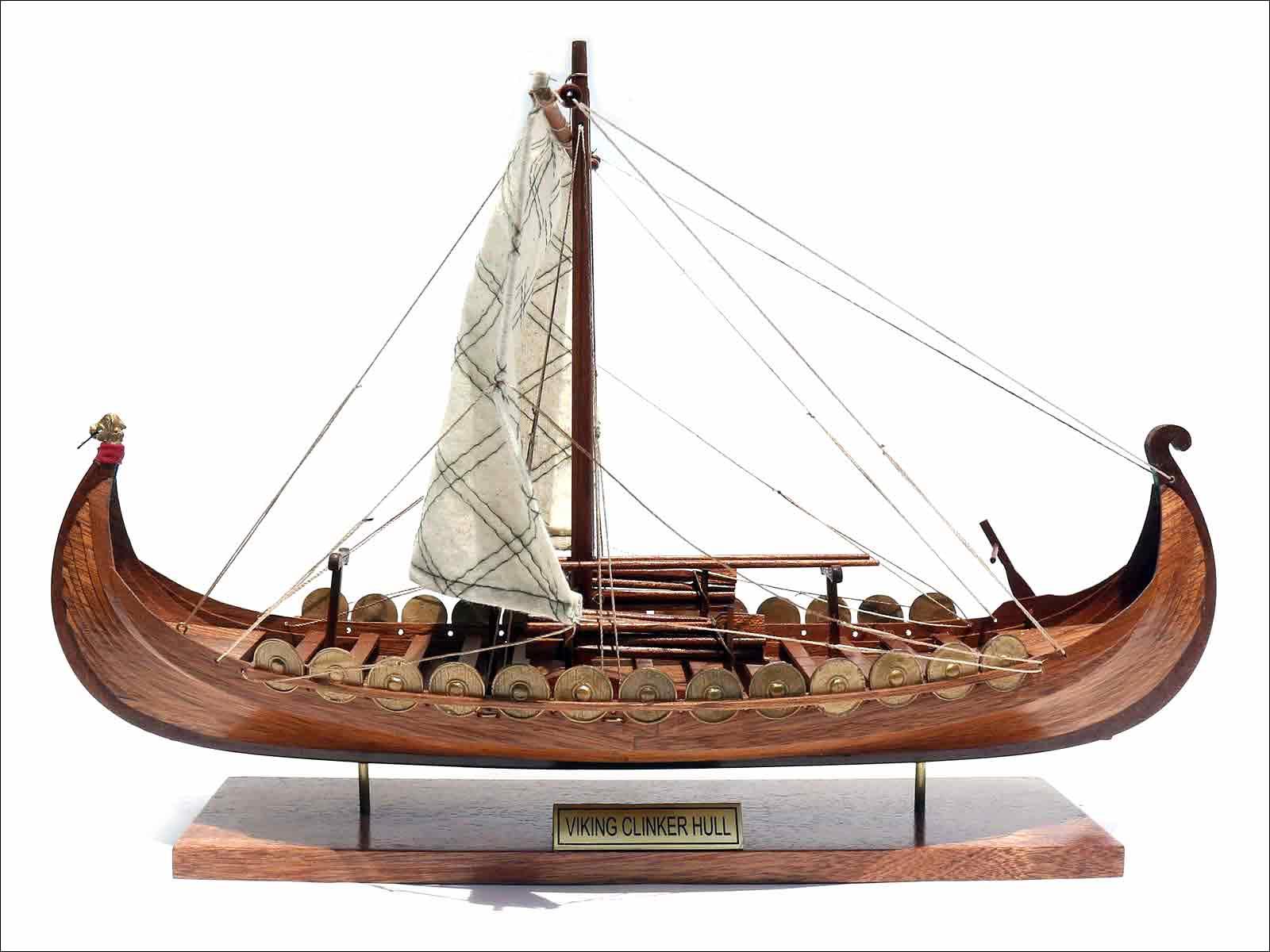 Viking Ship Model | Clinker Hull Viking Boat