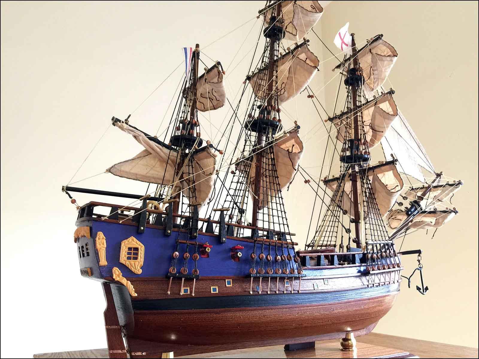 Cook's Endeavour ship model