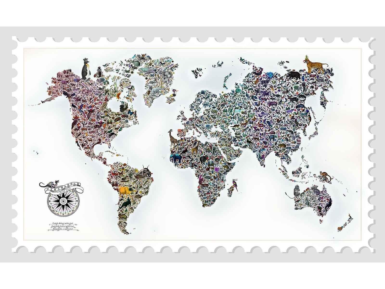 Map of the World Print | Modern Prints