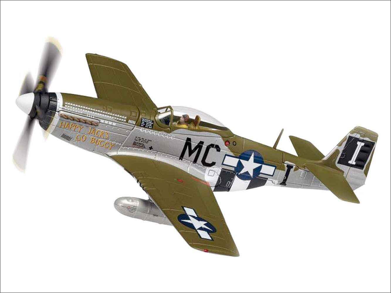 P51D Mustang Happy Jacks Go Buggy Aeroplane Model 1 72 Corgi Models