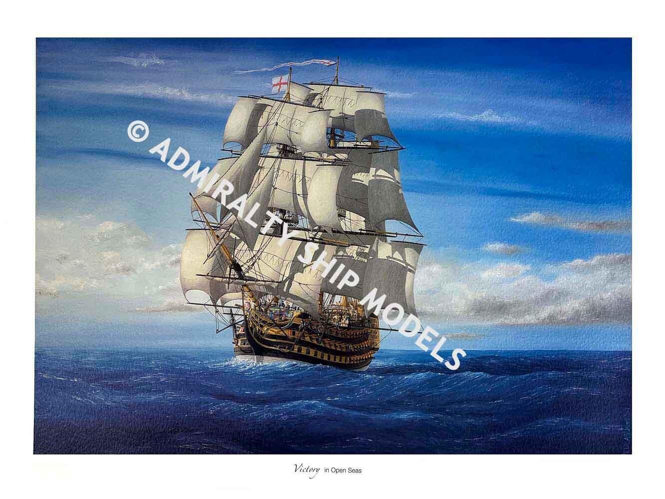 Admiral Nelson HMS Victory print
