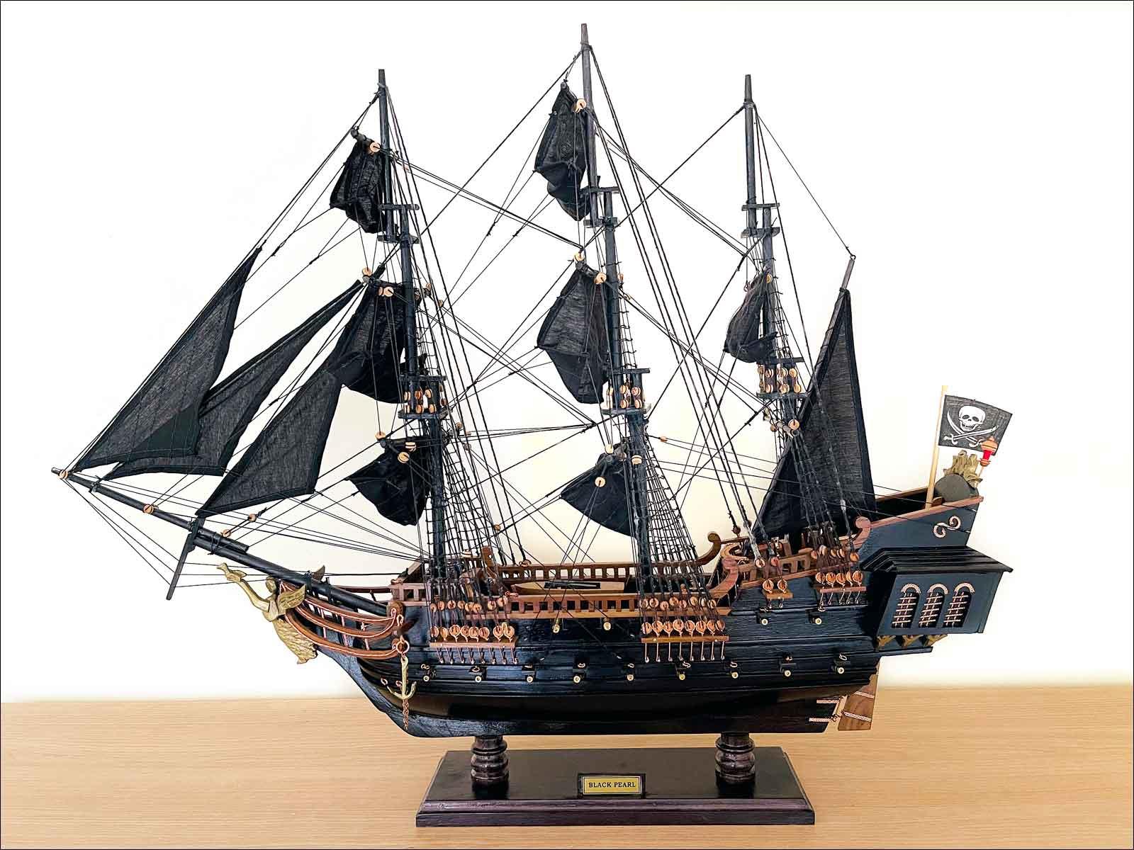 Black Pearl Model Ship | Pirate Ship Model