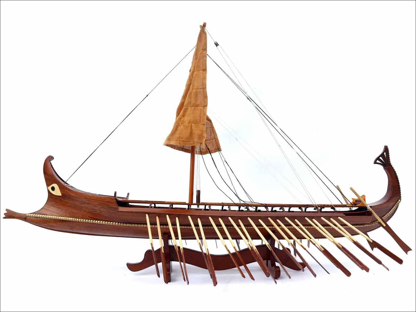 Greek model ship Bireme