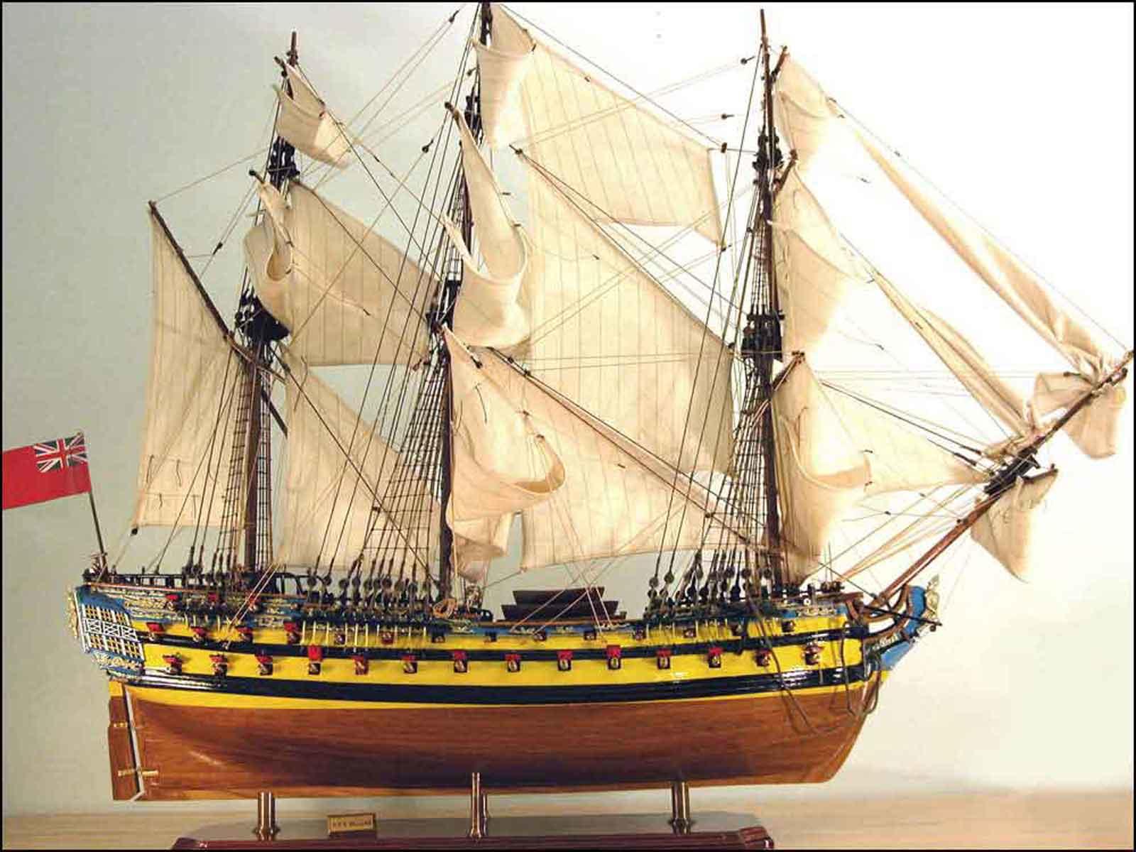 Bellona model ship