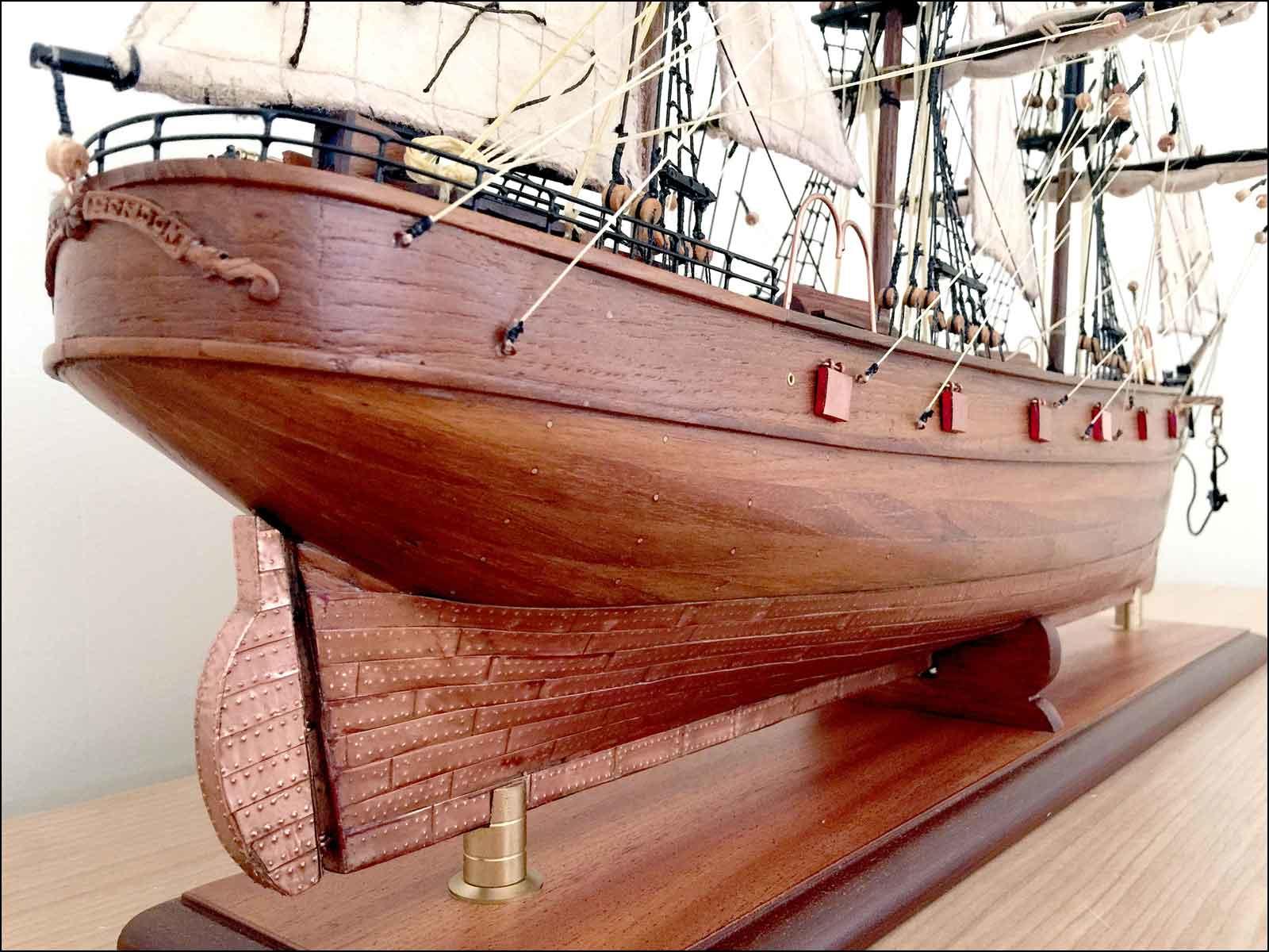 modele statkow drewnianych
