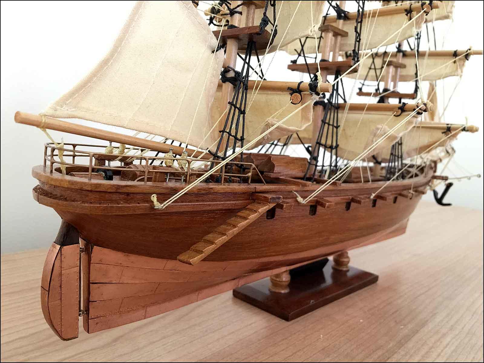 model of Cutty Sark ship