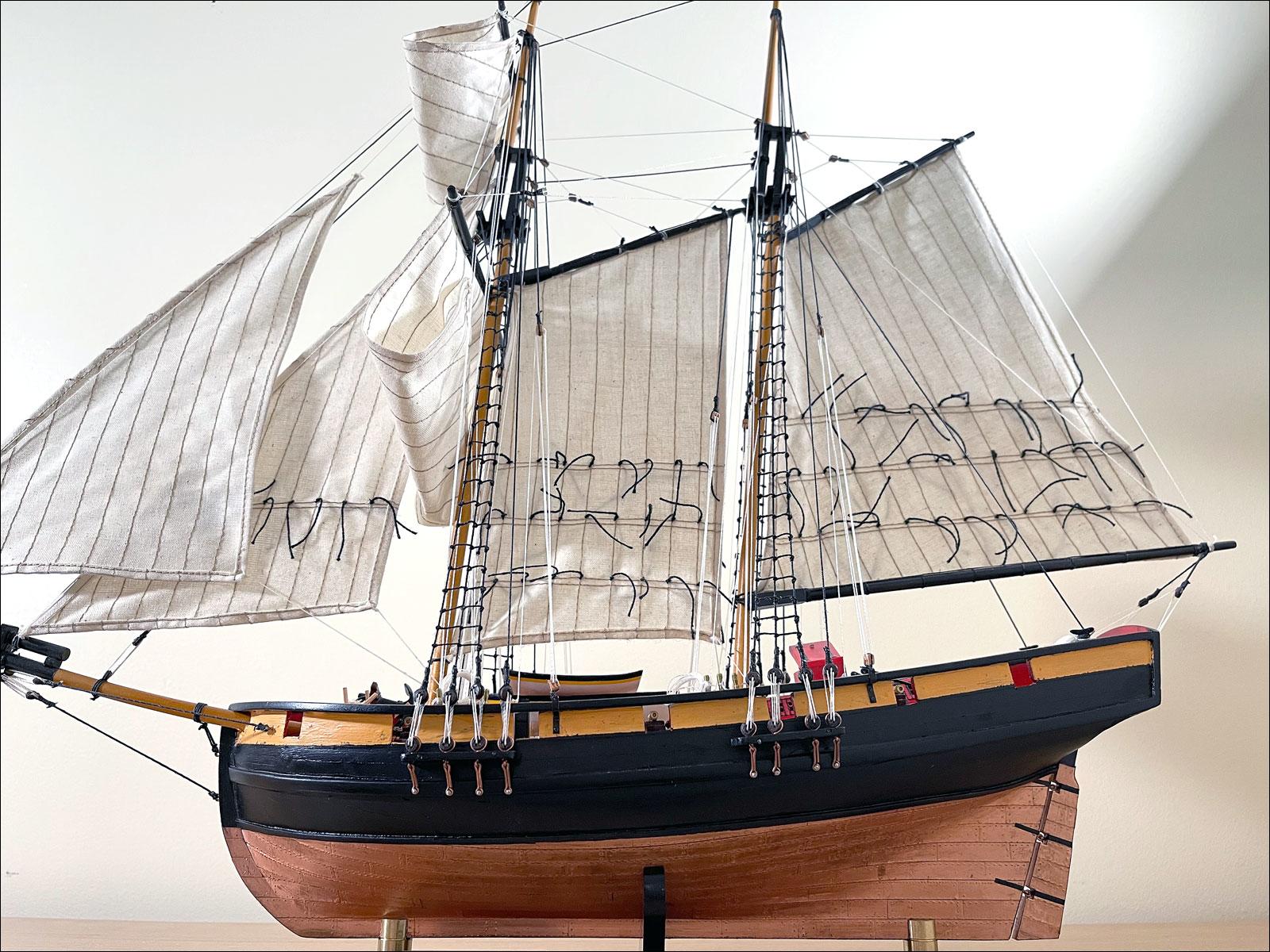 detailed scale models of HMS Pickle