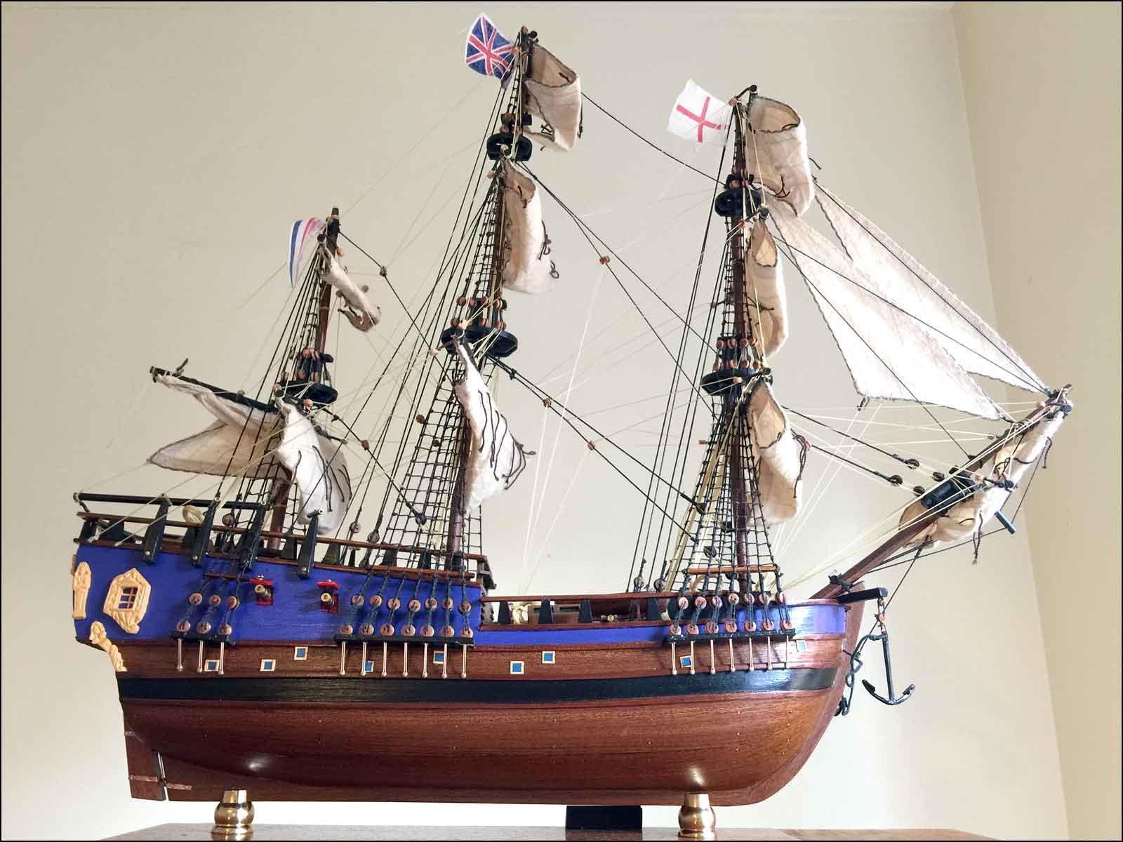 model lodí Cook's Endeavour
