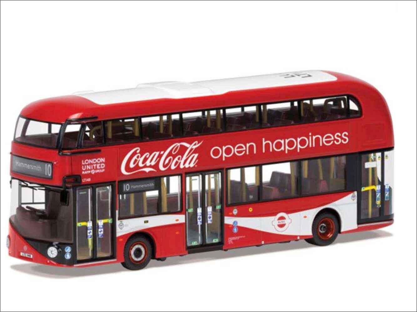 Double decker bus store toy model