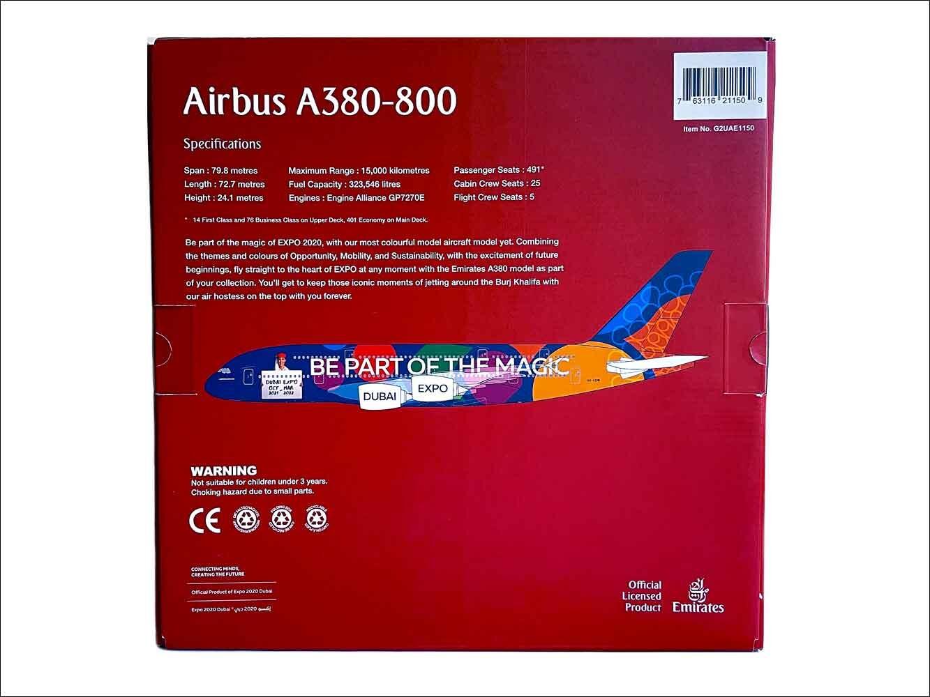 1 200 Emirates A380 model for sale