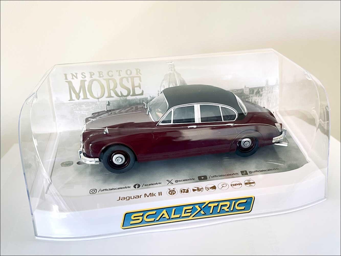 Inspector Morse Burgundy Car with Black Roof (C4502)