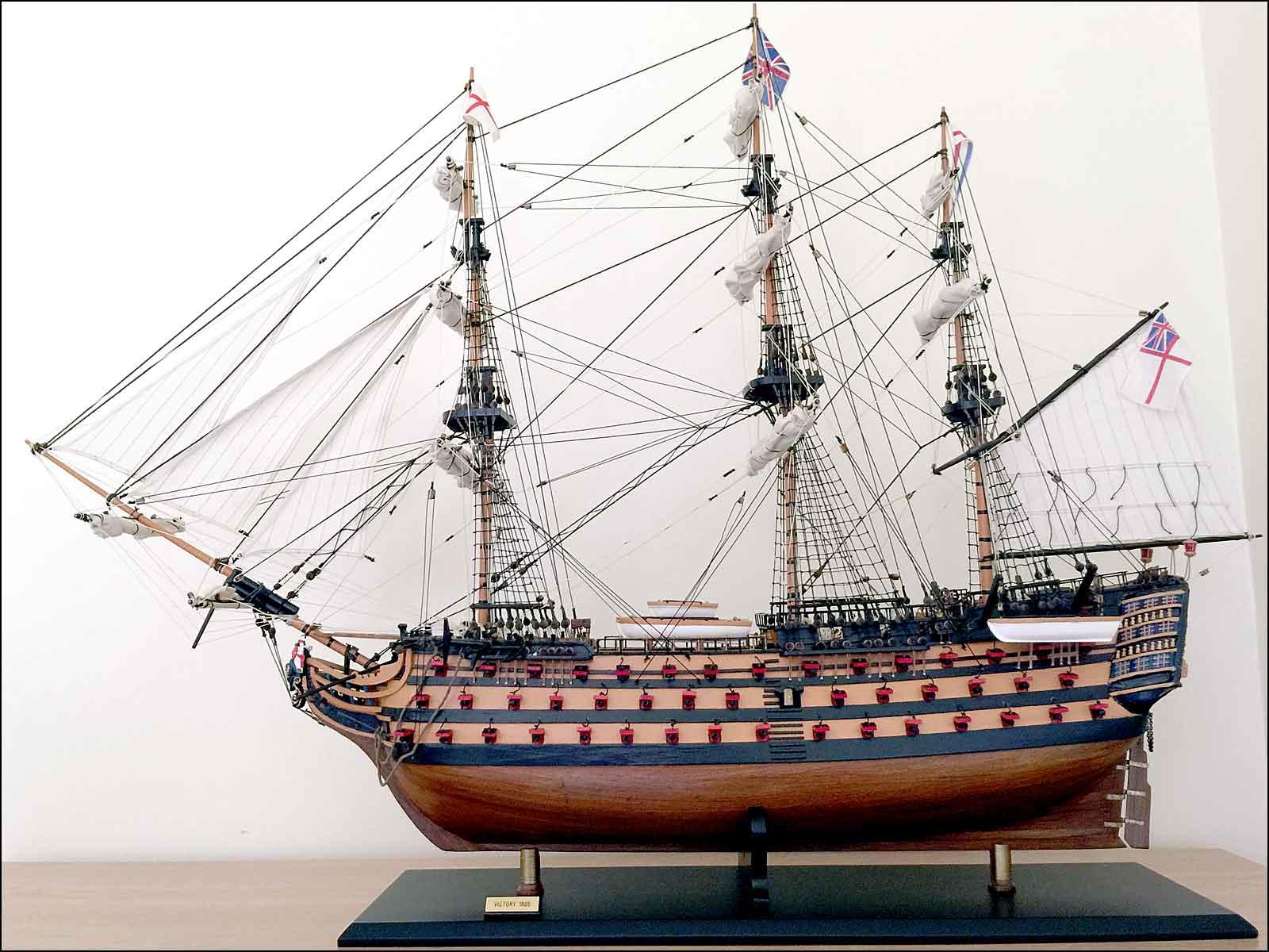 Large Scale HMS Victory Model Ship