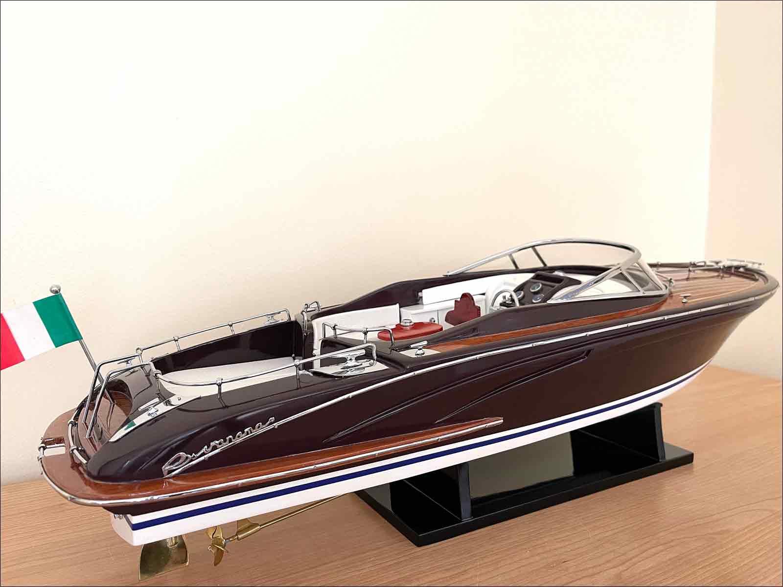 handmade Rivarama model boat
