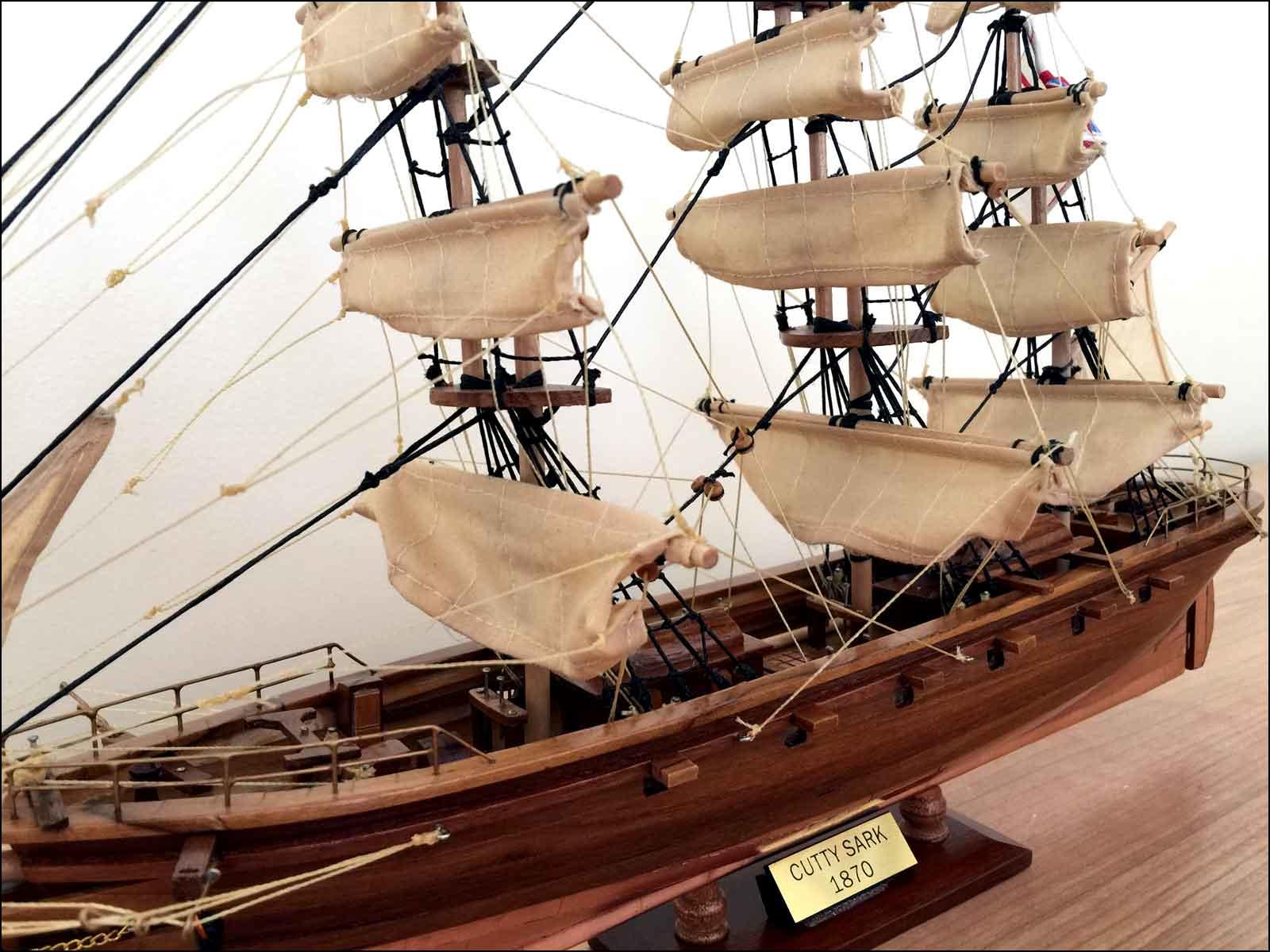 model of the Cutty Sark ship