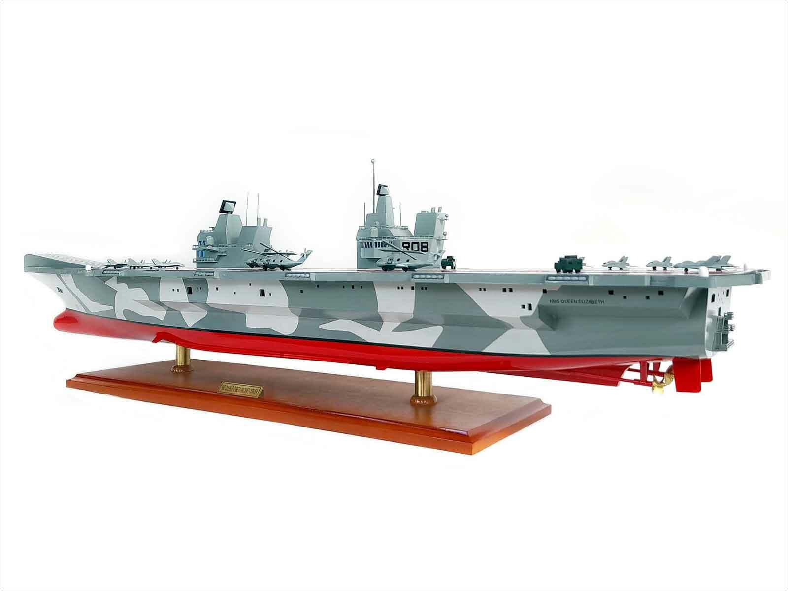 HMS Queen Elizabeth Aircraft Carrier R08 with Camouflage model