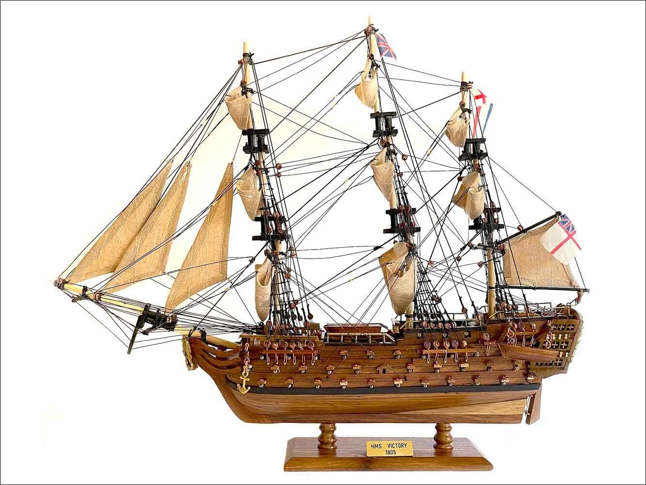 small scale HMS Victory fully built