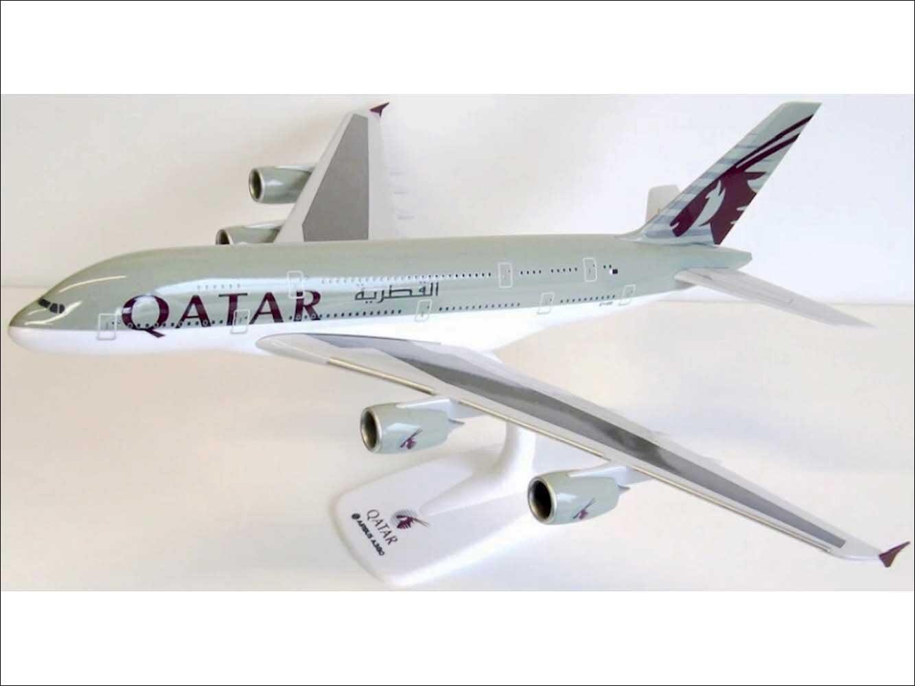 Airbus A380 Qatar Airways Model