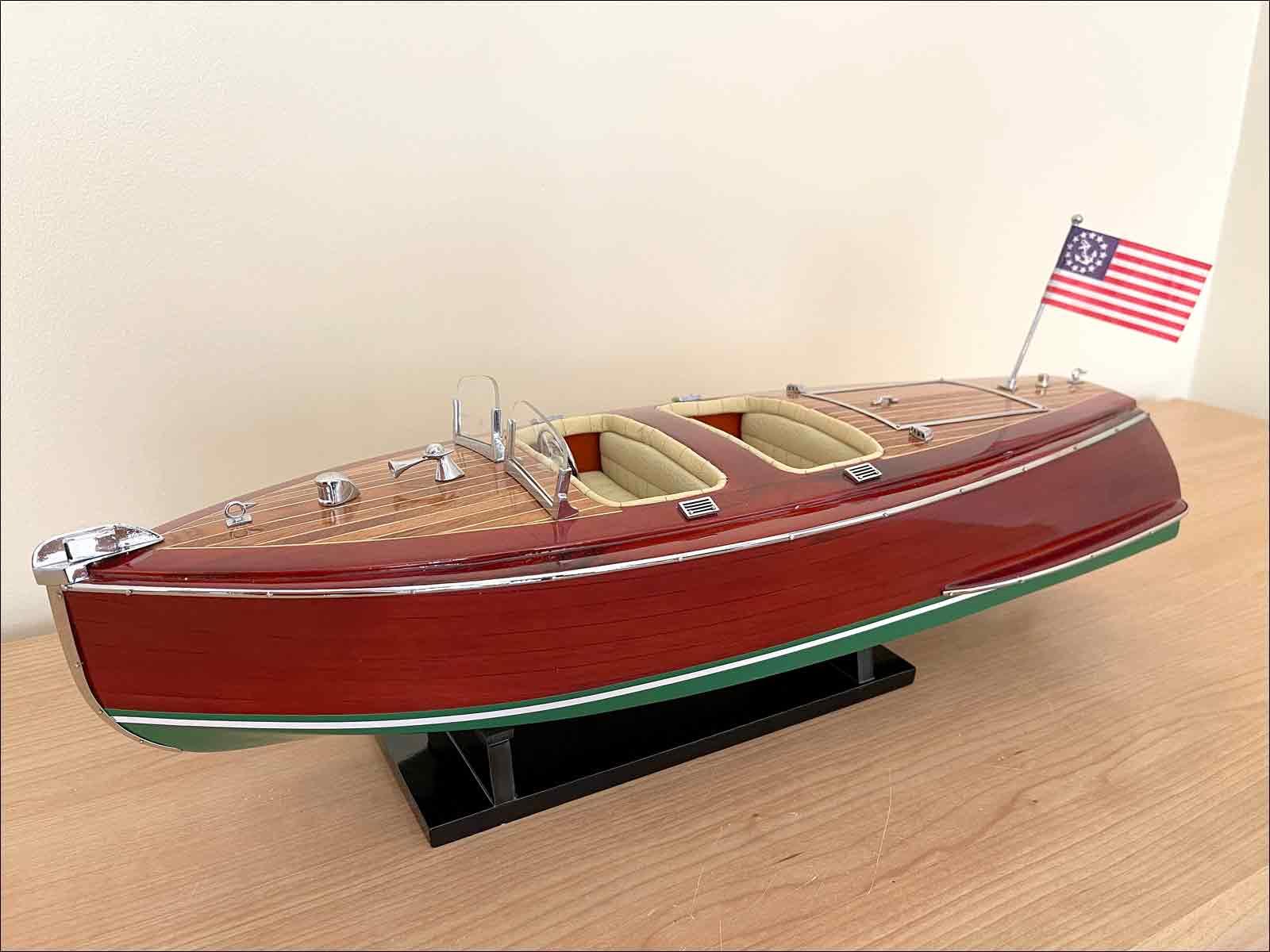 model Chris Craft Runabout boat