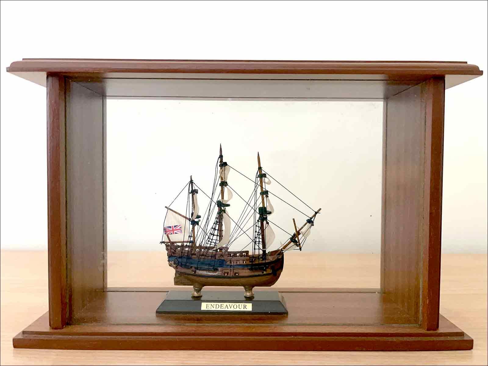 miniature sailing ship decor