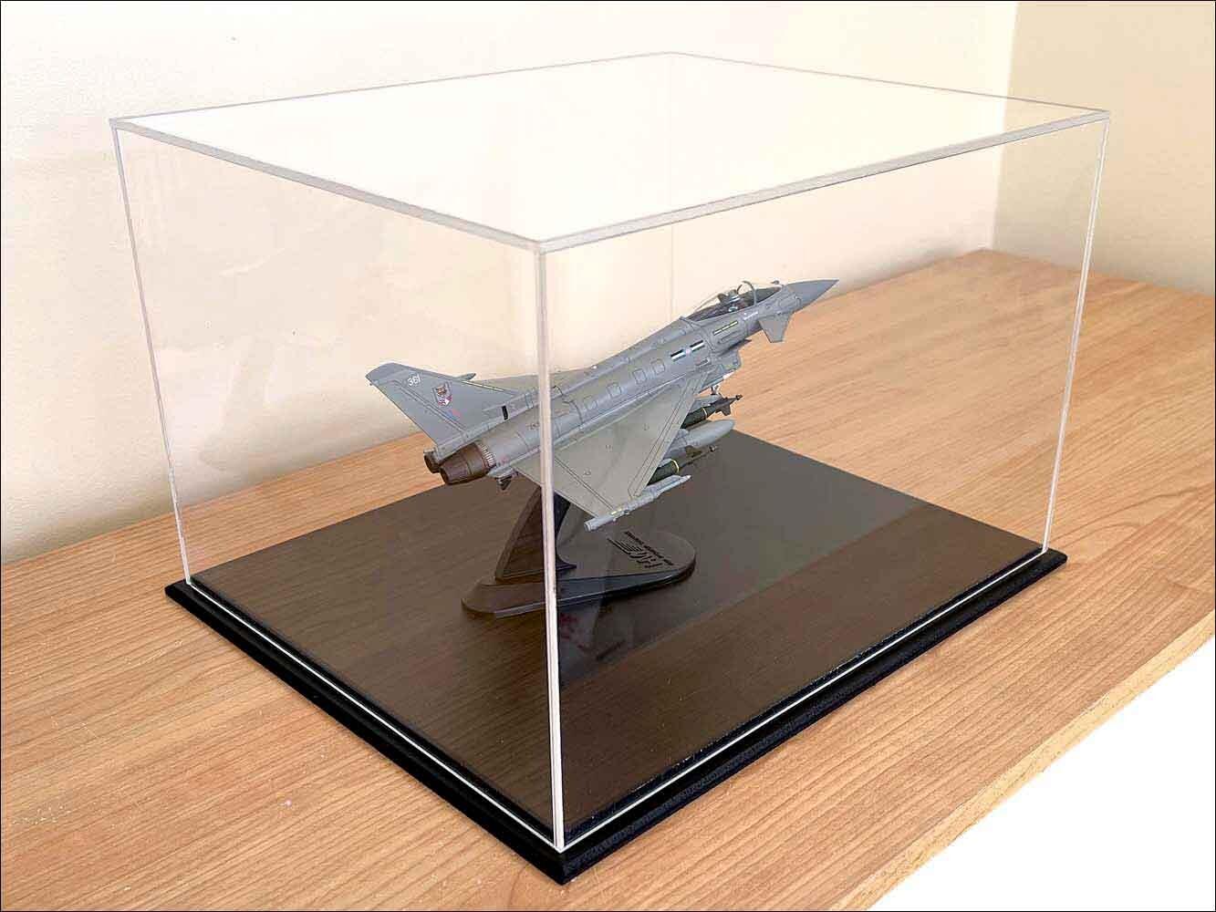 display case for military airplane model