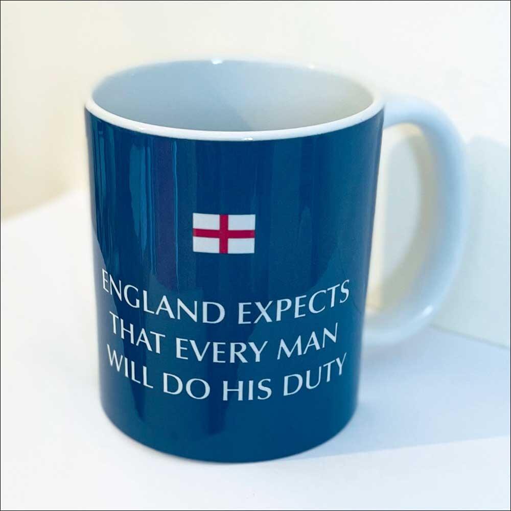 Lord Nelson Mug with Famous Quote