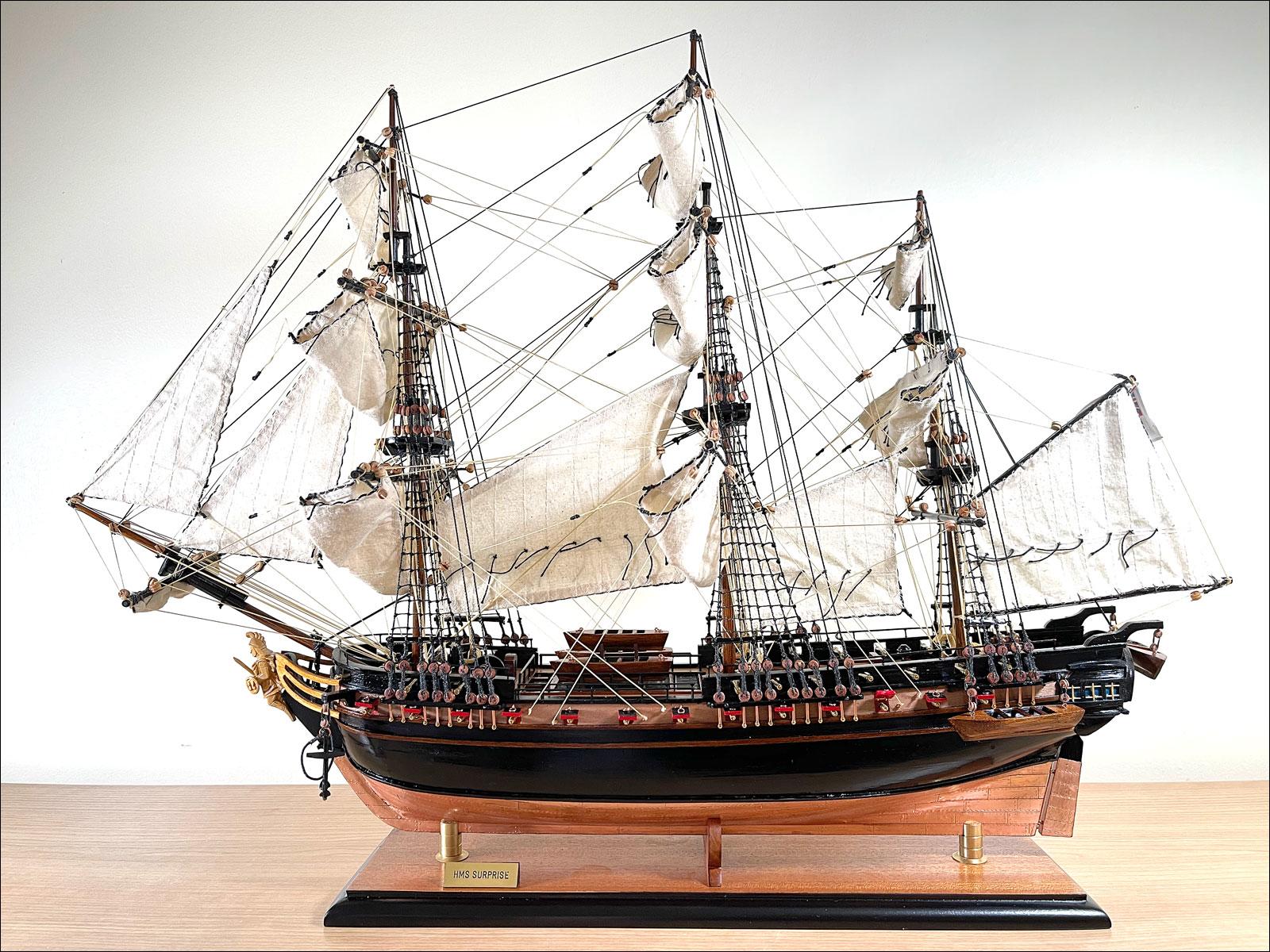 historical ship models HMS Surprise